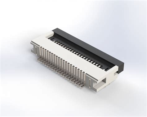 fpc connector 3d model